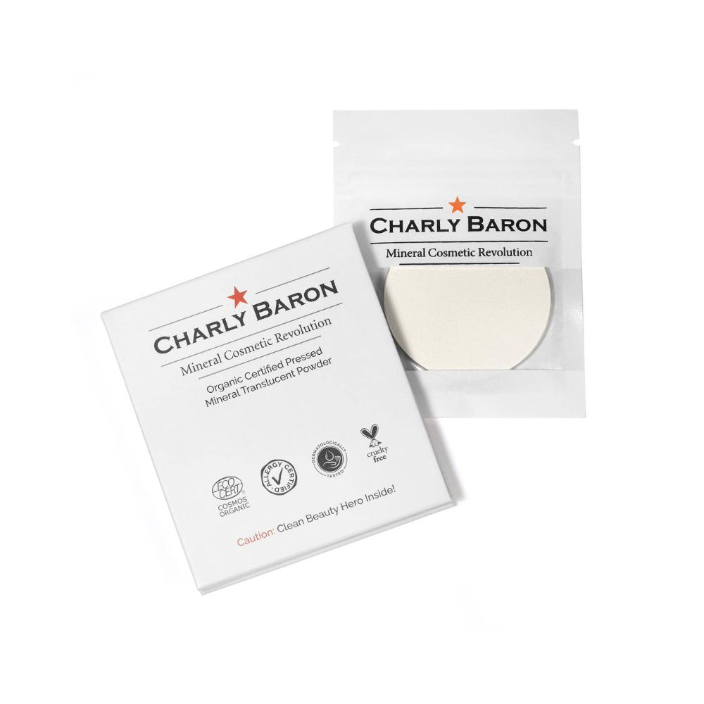 Charly Baron Bio Organic Mineral Pressed Translucent Powder REFILL Translucent pudder Charly Baron