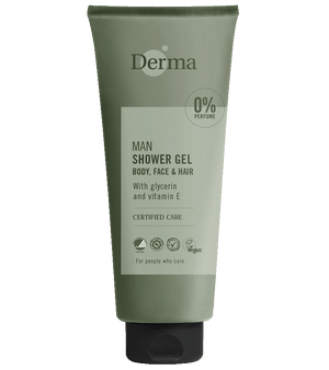 Derma MAN Shower Gel 3in1 - Body, Face & Hair, 350 ml