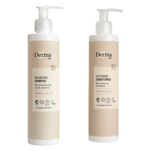 Derma Eco Shampoo + Conditioner, 2 x 250 ml