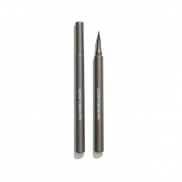GOSH Brow Pen 002 Grey Brown Makeup Gosh Copenhagen   
